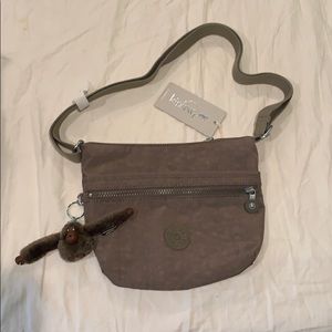 RARE True Beige Kipling Arto S Crossbody Bag
